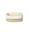 Lorena Canals Quilted Basket In White