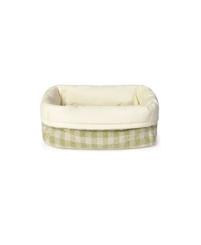 Lorena Canals Quilted Basket In White