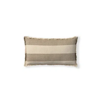 Lorena Canals Rectangular Cushion Lines Brown