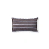 Lorena Canals Rectangular Cushion Lines Navy In Gray