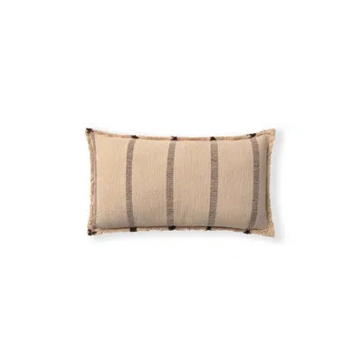 Lorena Canals Rectangular Cushion Lines Rose In Neutral