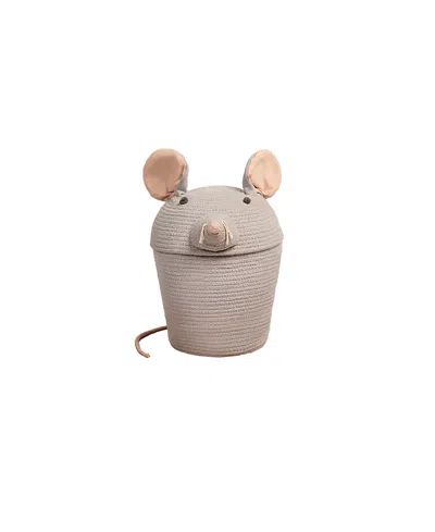 Lorena Canals Little Kid's Renata Rat Basket In Pearl Grey