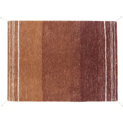 Lorena Canals Reversible Washable Recycled Cotton Blend Rug In Brown