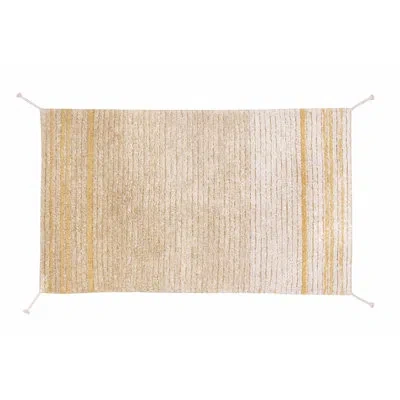 Lorena Canals Reversible Washable Rug Twin Amber In Neutral