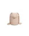 Lorena Canals Little Kid's Rita Rabbit Basket In Natural/rose/dark Grey
