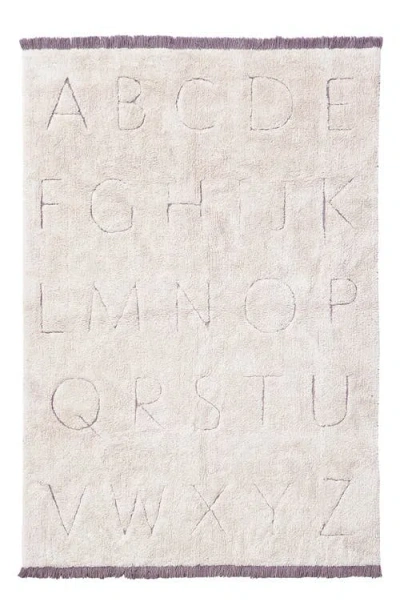 Lorena Canals Rugcycled Abc Washable Cotton Blend Rug In Multi
