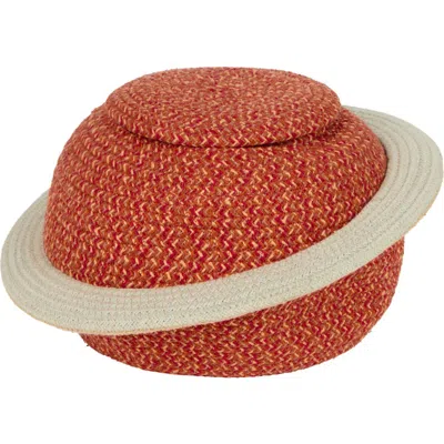 Lorena Canals Saturn Basket In Red