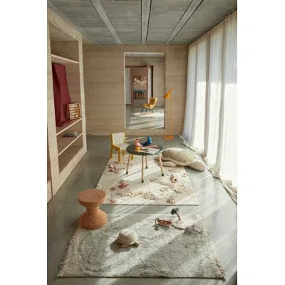 Lorena Canals Sea Wonders Rectangle Hand Woven Cotton Rug In Neutral