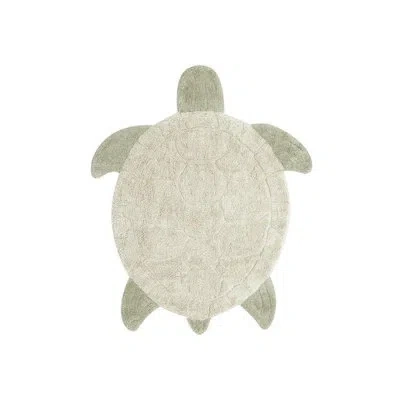 Lorena Canals Sea Wonders Rectangle Hand Woven Cotton Rug In Neutral