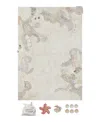 Lorena Canals Sea Wonders Washable Play Seabed Area Rug, 4'7 X 6'7 In Natural
