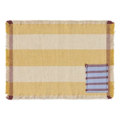 Lorena Canals Set Of 2 Handloom Placemats In Brown