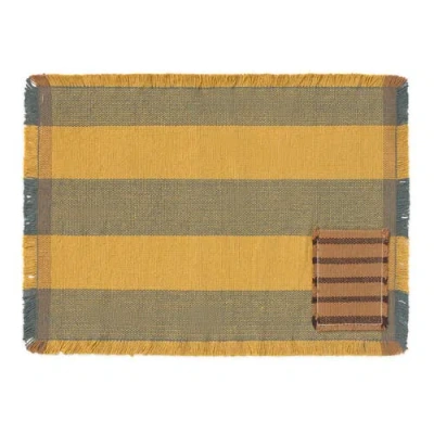 Lorena Canals Set Of 2 Handloom Placemats In Multi