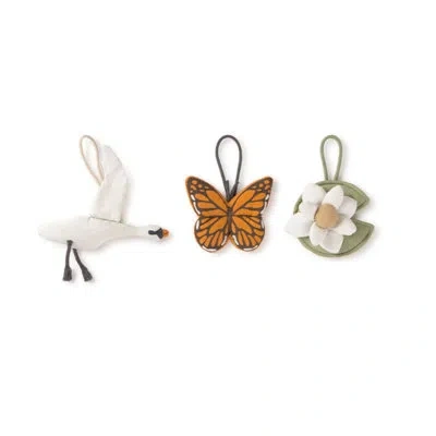 Lorena Canals Set Of 3 Rattle Toy Hangers - Swan