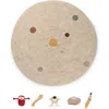 Lorena Canals Solar System Cotton Blend Washable Rug In Multi