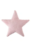 Lorena Canals Stars Cotton Blend Reversible Throw Pillow In Pink