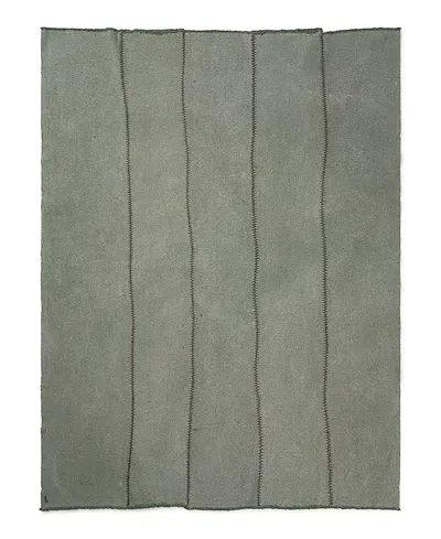 Lorena Canals Stonewashed Canvas Washable Stonewashed Rug Duck Green 5'4x6'8 Area Rug In Multi
