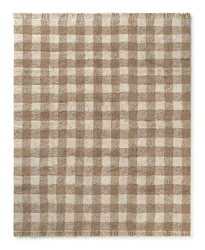 Lorena Canals Swan Lake Washable Rug Vichy Marron 4'11x5'11 Area Rug In Brown