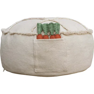 Lorena Canals Kids'  Tic-tac-toe Pouf In Neutral