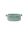 Lorena Canals Tray Basket In Vintage Blue + Dark Green