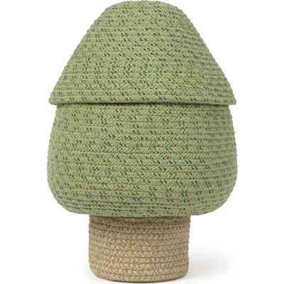Lorena Canals Tree Basket In Green