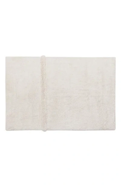 Lorena Canals Tundra Woolable Washable Wool Rug In White