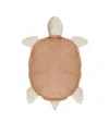 Lorena Canals Turtle Cushion In Chestnut/natural/olive