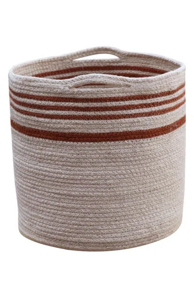 Lorena Canals Twin Woven Basket In Brown