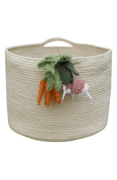 Lorena Canals Veggies Basket In Neutral