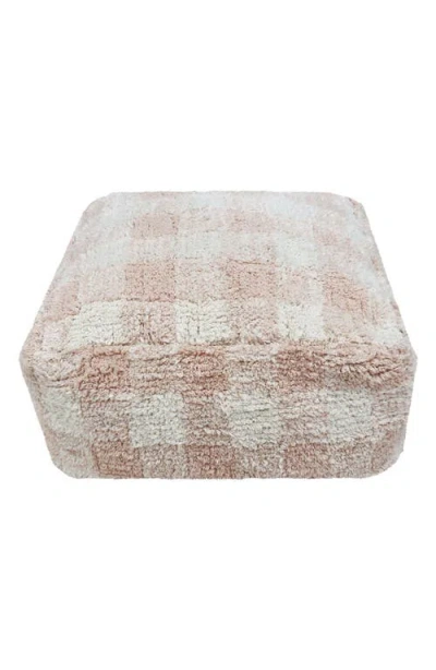 Lorena Canals Kids'  Vichy Pouf In Brown