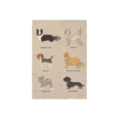 Lorena Canals Wall Hanger Dogs In Neutral