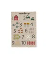 Lorena Canals Wall Hanger Farm Numbers - Age 3+ Years In Multi