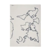 Lorena Canals Wall Hanging Canvas Map In Multi