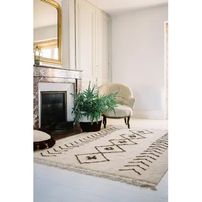 Lorena Canals Washable Rug Bereber Rhombs In Neutral