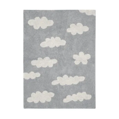 Lorena Canals Washable Rug Clouds In Gray