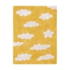Lorena Canals Washable Rug Clouds In Yellow