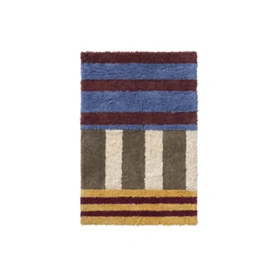 Lorena Canals Washable Rug Color On Indigo Blue In Multi