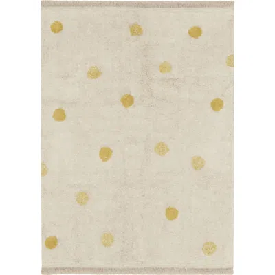 Lorena Canals Washable Rug Hippy Dots In Neutral