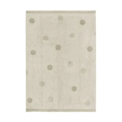 Lorena Canals Washable Rug Hippy Dots In Gray