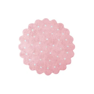 Lorena Canals Washable Rug Little Biscuit Pink