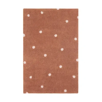 Lorena Canals Washable Rug Mini Dot In Brown