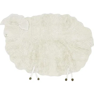 Lorena Canals Washable Sheep Wool Sheep Rug In Neutral