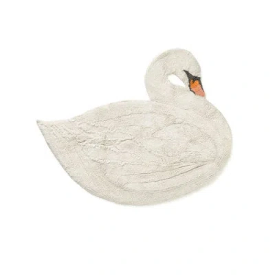 Lorena Canals Washable Swan Rug In White