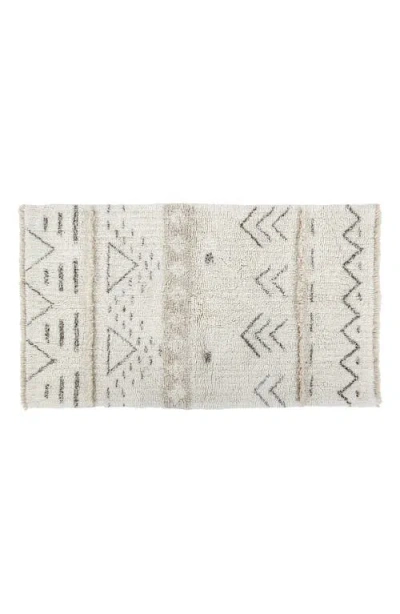 Lorena Canals Washable Wool & Recycled Cotton Rug In Neutral