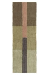 Lorena Canals Washable Wool Runner In Brown