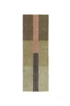 Lorena Canals Wool Rug Chroma Dusty Pink In Green