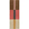 Lorena Canals Wool Runner Rug Chroma Spiced Coral In Multi