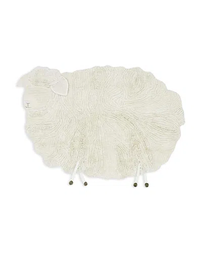 Lorena Canals Woolable Rug Pink Nose Sheep In Beige