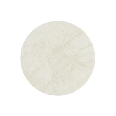 Lorena Canals Woolable Rug Rond Natural In White