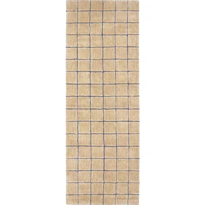 Lorena Canals Woolable Rug Runner Mosaic In Brown