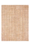 Lorena Canals Woolablemosaic Washable Wool Rug In Brown